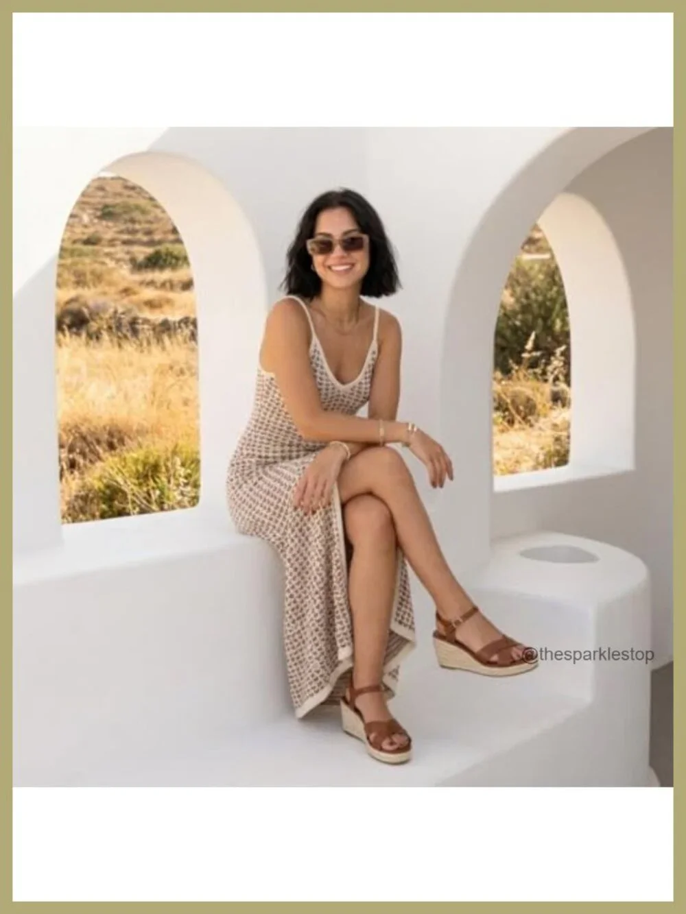 Cushioned Espadrille Wedge Sandals Crisscross Open Toe Adjustable Ankle Strap